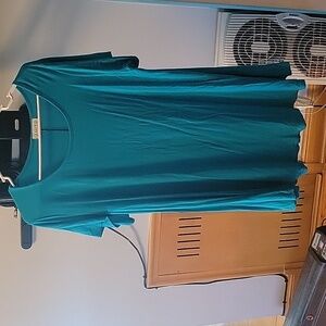 Larace sz 2X teal tunic